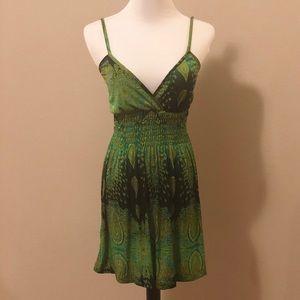 Green Mini Sundress